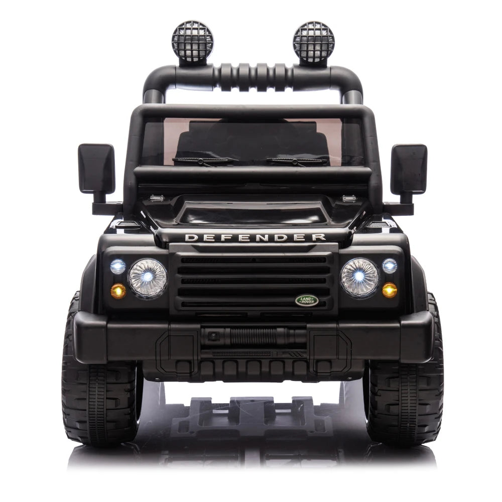 Lwo Licensed Land Rover Defender Electric Ride-On Car for Kids | Ages 3-7 | Remote Control, Multimedia, LED Lights