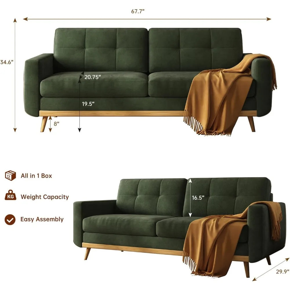 ANGDUO L-Shaped Loveseat