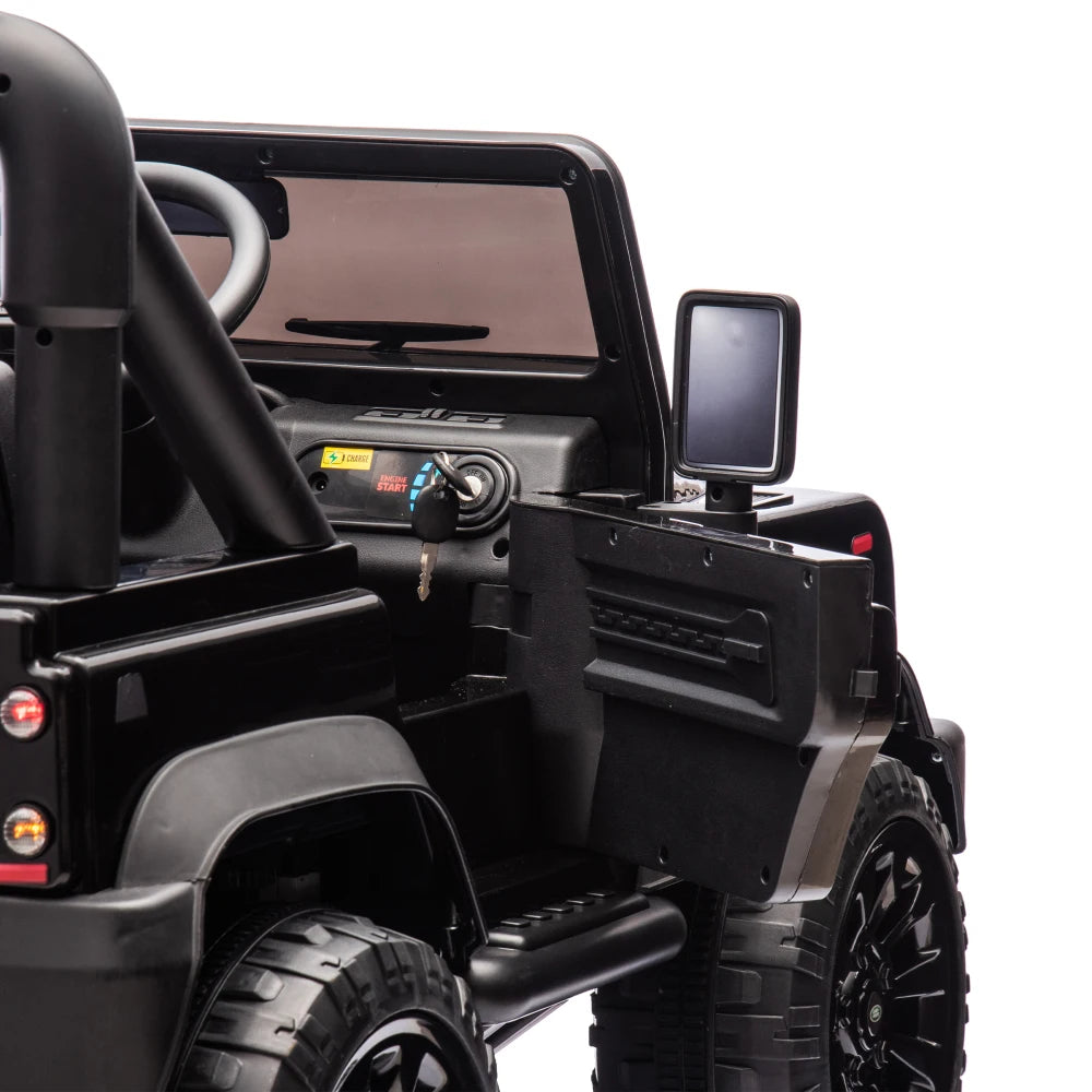 Lwo Licensed Land Rover Defender Electric Ride-On Car for Kids | Ages 3-7 | Remote Control, Multimedia, LED Lights