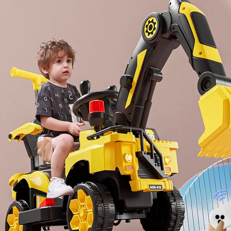 Children’s Extra Large Excavator Ride-On Toy | Bulldozer & Engineering Vehicle for Kids