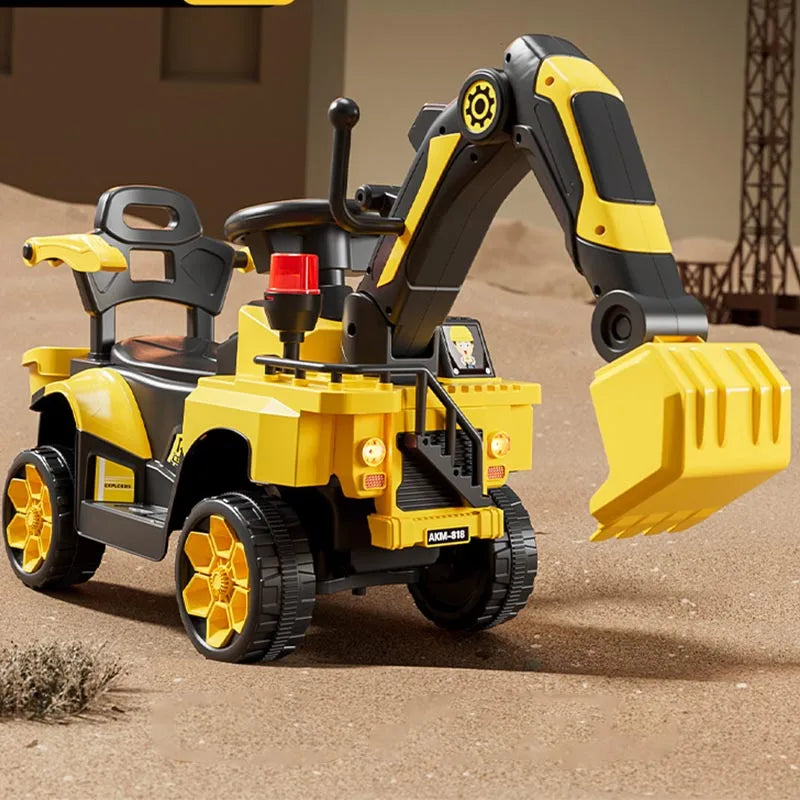 Children’s Extra Large Excavator Ride-On Toy | Bulldozer & Engineering Vehicle for Kids