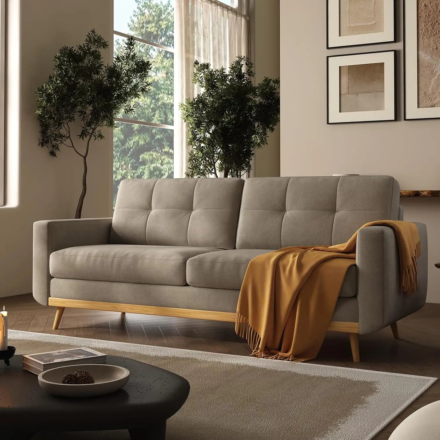 ANGDUO L-Shaped Loveseat