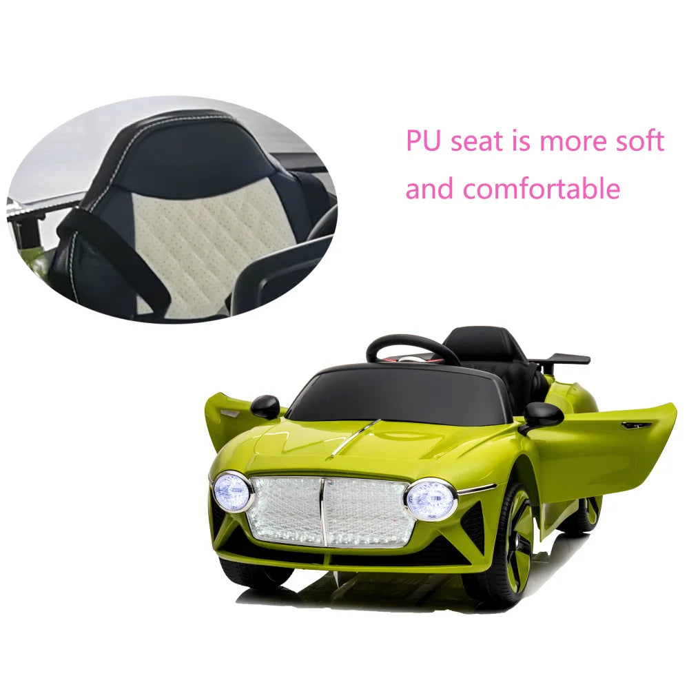 Lwo Kids Electric Ride-On Car | Ages 3–6 | 2.4G Remote Control, LED Lights, Music Player, Safety Belt
