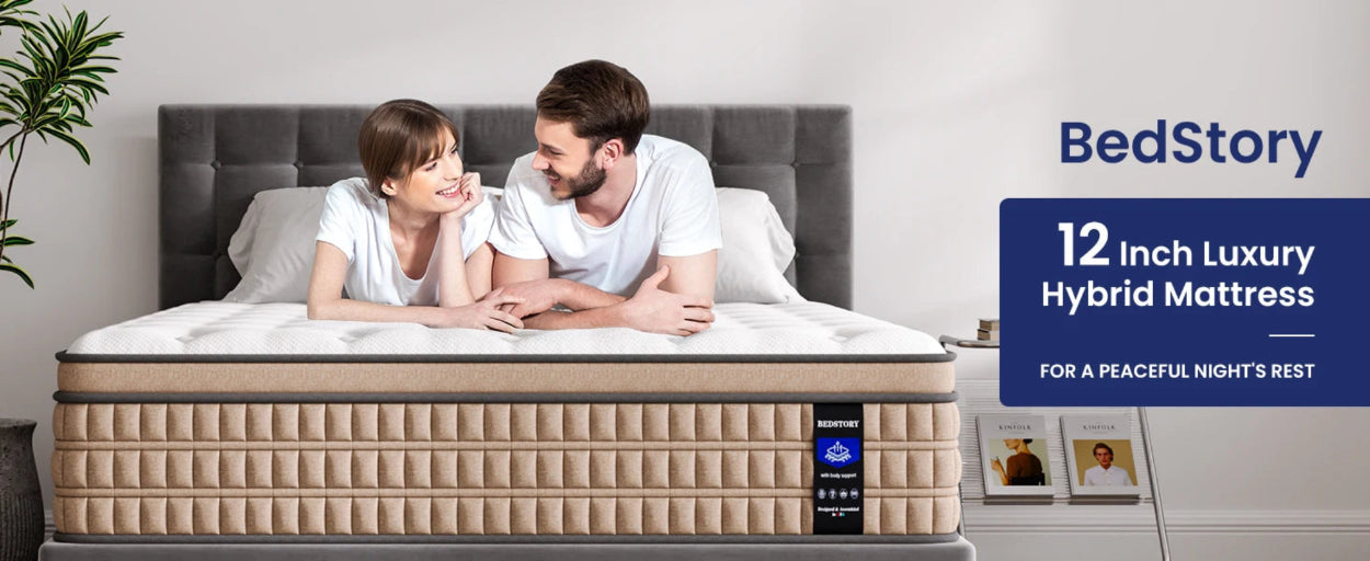 12” Memory Foam & Pocket Spring Mattress, CertiPUR-US Certified