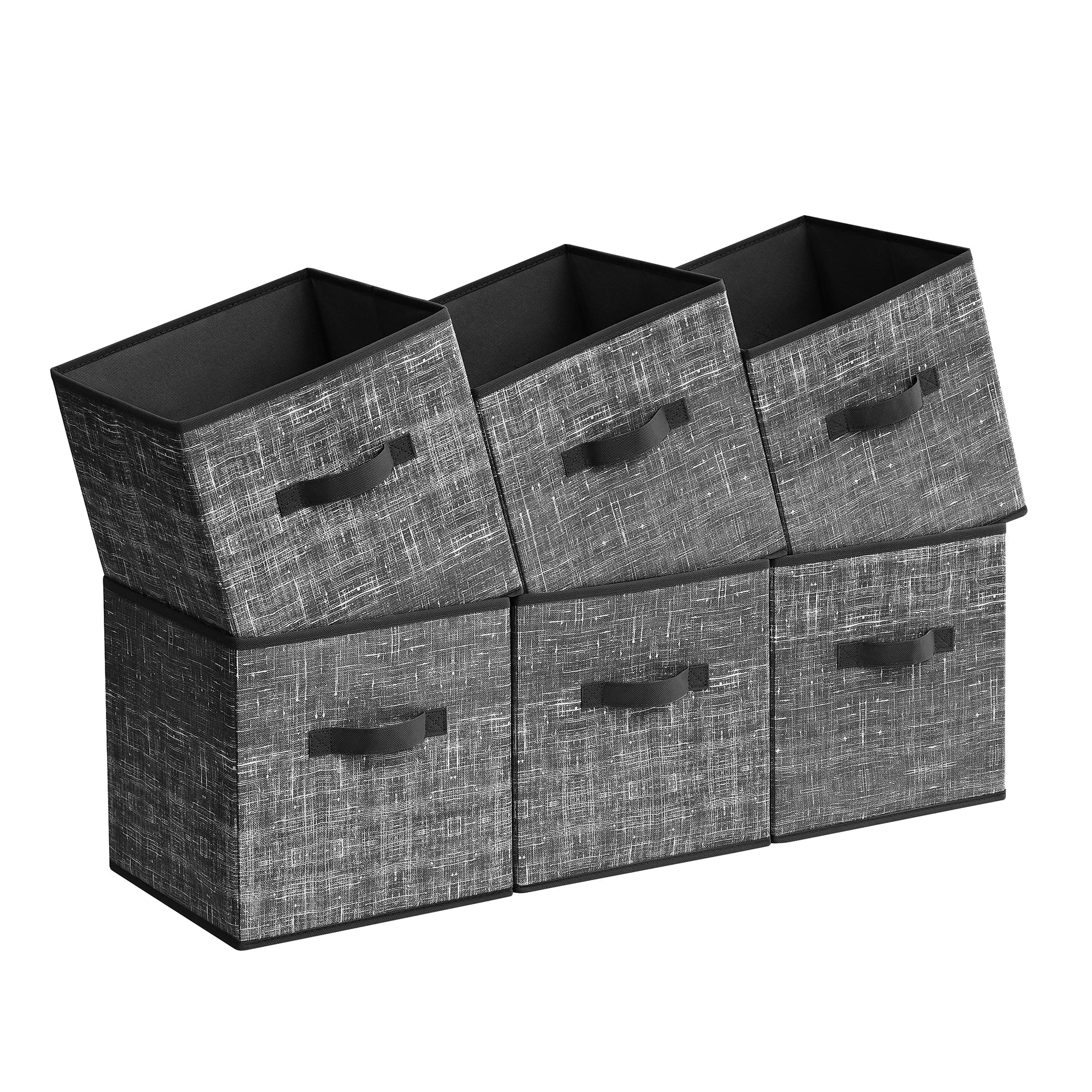 ongmics 6-Pack Fabric Storage Cubes – Durable & Space-Saving