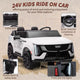 4V Licensed Kids Ride-On Car | 2-Seater Electric Vehicle with Remote Control, Music, LED Lights & 4-Wheel Shock Absorbers | Ages 3–8