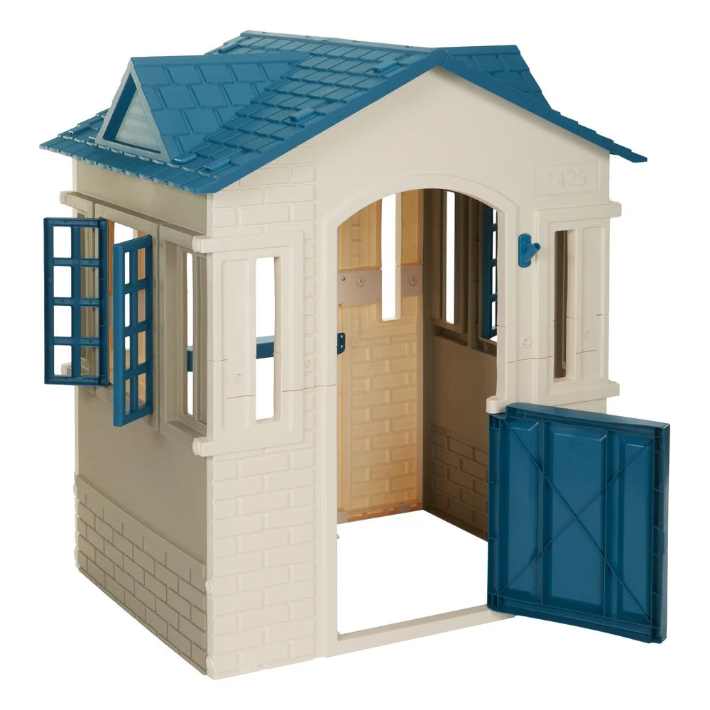 Cape Cottage Playhouse – Blue | Indoor & Outdoor Kids Playhouse
