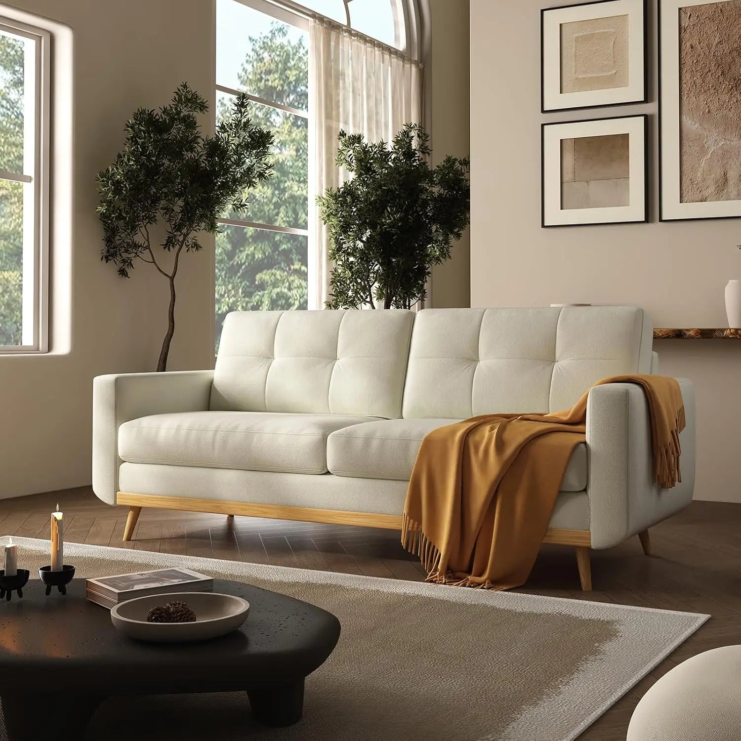 ANGDUO L-Shaped Loveseat