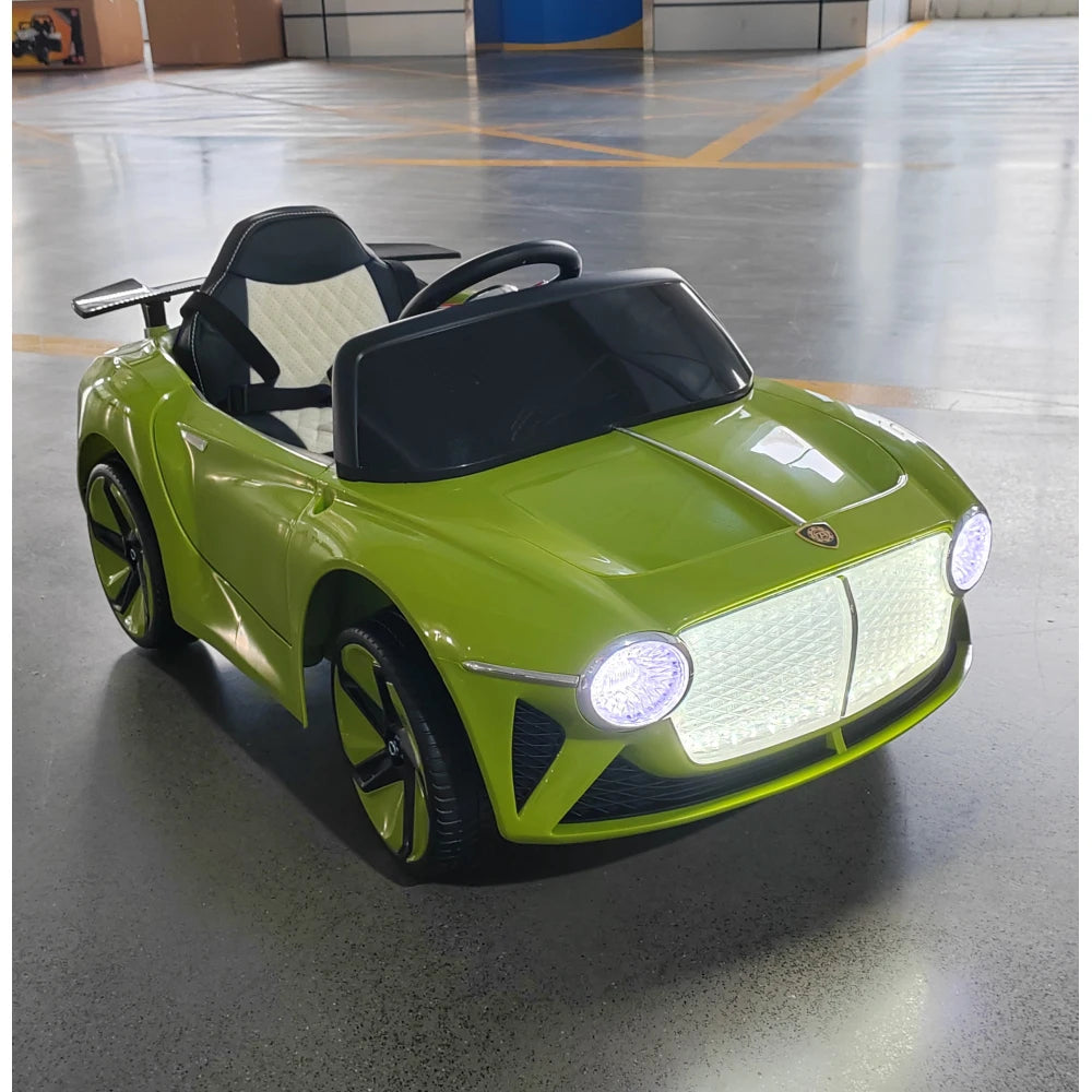 Lwo Kids Electric Ride-On Car | Ages 3–6 | 2.4G Remote Control, LED Lights, Music Player, Safety Belt
