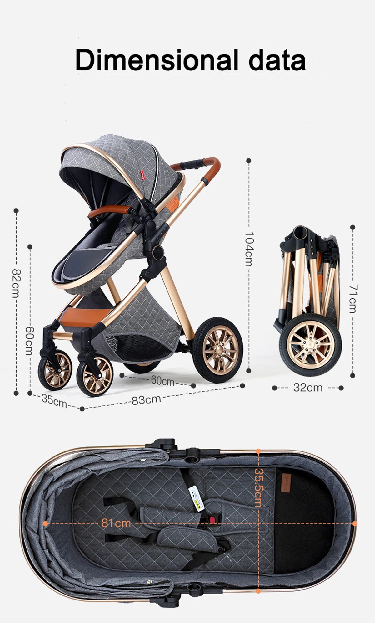 Foldable Baby & Kids Crib with CE Certification, Suitable for Ages 0-12+ Years