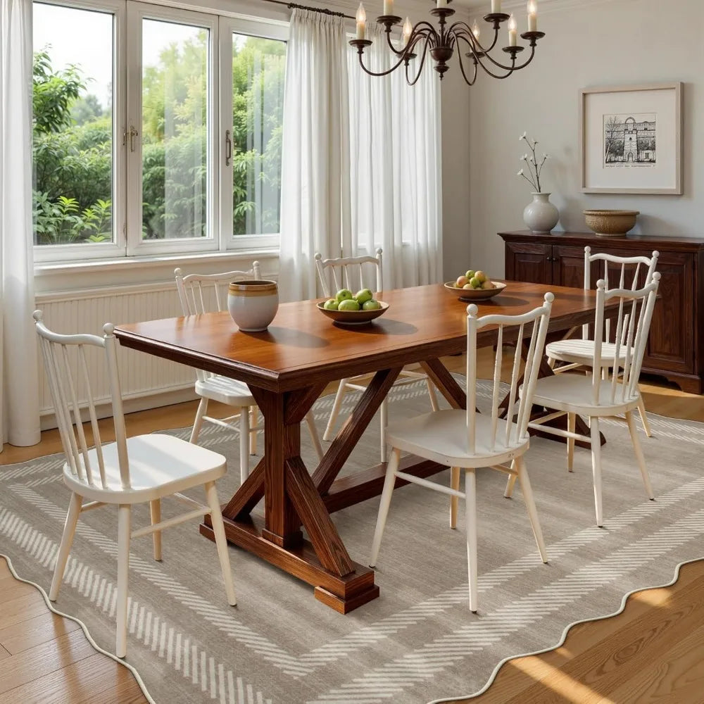 Modern Striped 8x10 Area Rug – Soft, Machine-Washable & Kid & Pet Friendly