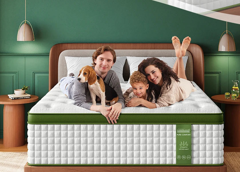BedStory Hybrid Mattress – Full/Queen/King – 12-15 in