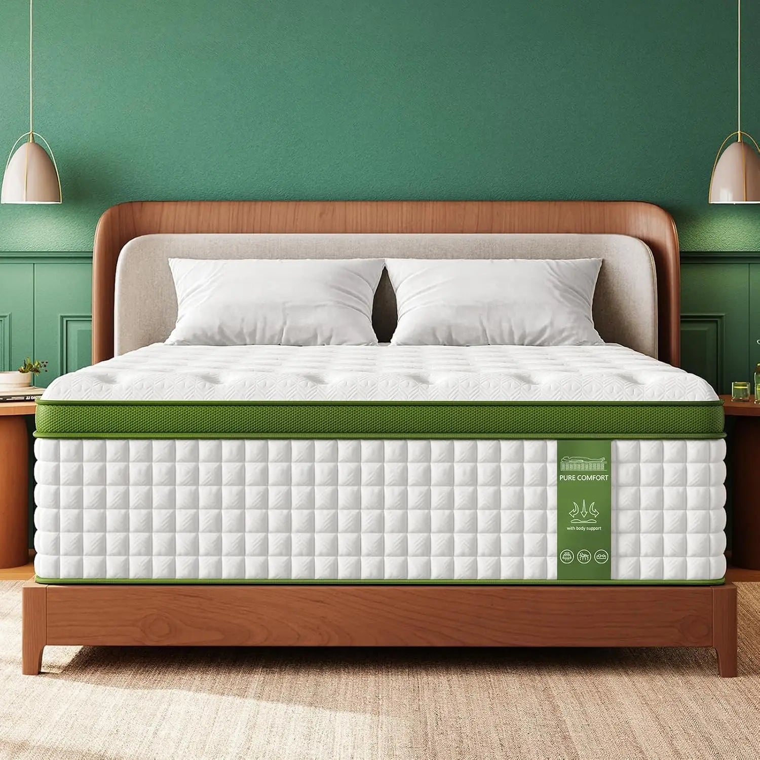 BedStory Hybrid Mattress – Full/Queen/King – 12-15 in