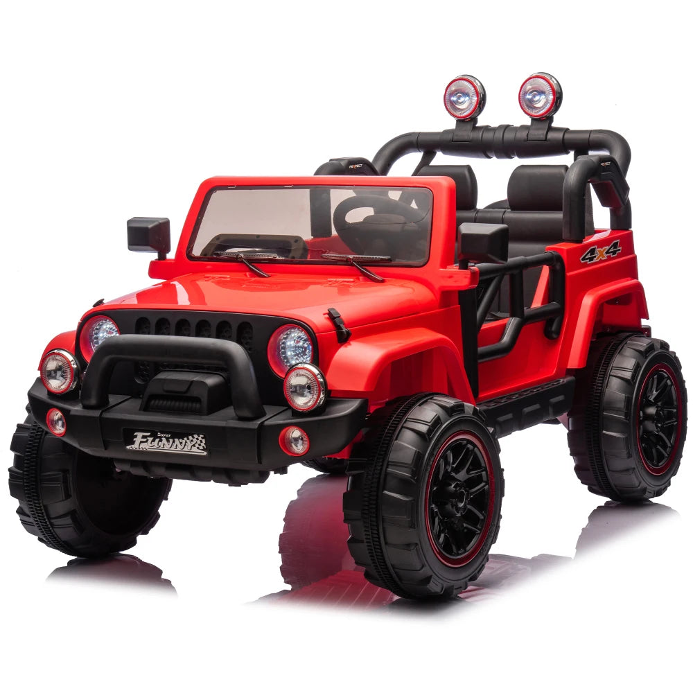Lwo Electric Ride-On Car for Kids | 3-8 Years | Remote Control, Music & Lights