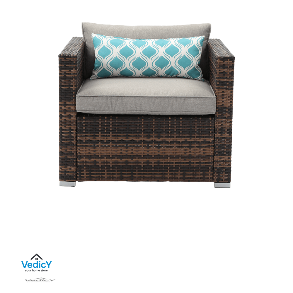 Single Outdoor Rattan Armchair